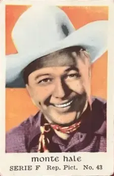 Monte Hale — 1956 Serie F #43