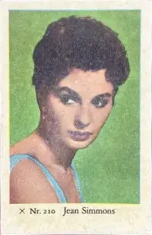 Jean Simmons — 1958 X Nr Set #210