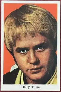 Billy Blue 1966-68 Dutch Gum Popbilder Unnumbered Series Trading Card