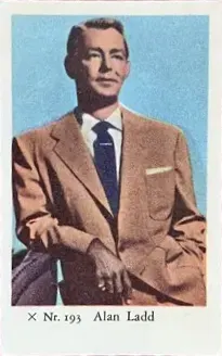 Alan Ladd — 1958 X Nr Set #193
