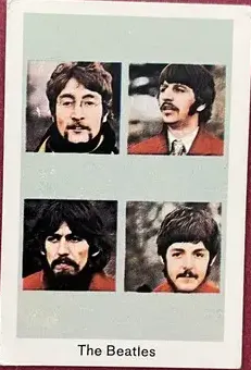 The Beatles 1966-68 Dutch Gum Popbilder Unnumbered Series Non-Sport Trading Card