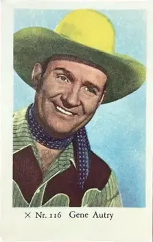 Gene Autry — 1958 X Nr Set #116