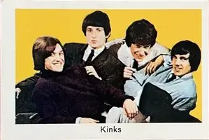 The Kinks — 1966-68 Popbilder Unnumbered Series