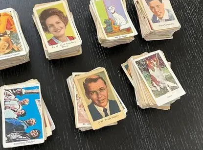 Frank Sinatra Hepburn Muppets Disney 1950s-1970s Dutch Gum Poor lot 350 Cards 