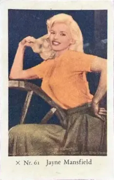 Jayne Mansfield — 1958 X Nr Set #61