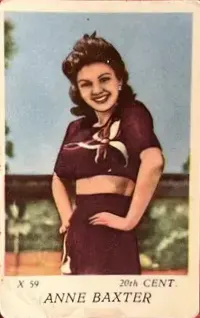 Anne Baxter — 1955 X Set #59