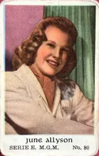 June Allyson — 1954 Serie E #80