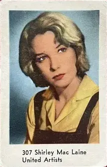 Shirley MacLaine — 1963 Numbered Set 4 (301-451) #307