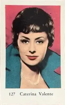 Caterina Valente — 1962 Numbered Set 3 (1-300) #127