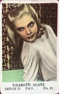 Lizabeth Scott — 1953 Serie D #81