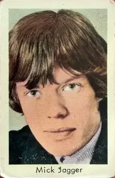 Mick Jagger — 1966-68 Popbilder Unnumbered Series