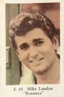 Michael Landon — 1962 E Set (Straight Letters) #45