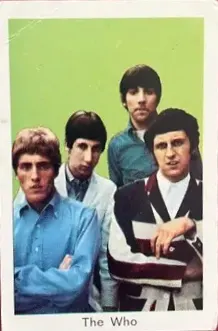 The Who — 1966-68 Popbilder Unnumbered Series