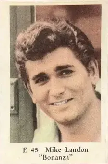 Michael Landon — 1962 E Set (Straight Letters) #45