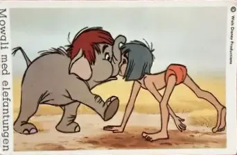 Mowgli & Kaa — 1963-73 Disney Set Unnumbered