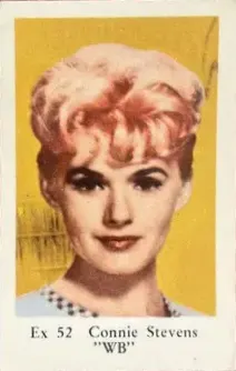 Connie Stevens — 1962 Ex Set #52