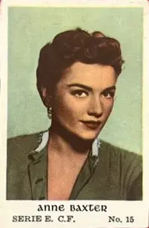 Anne Baxter — 1954 Serie E #15