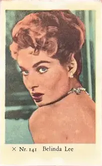 Belinda Lee — 1958 X Nr Set #141