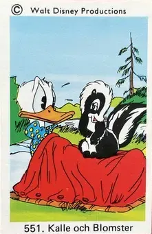 Flower — 1973-76 Disney Set Numbered #551