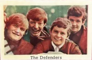 The Defenders — 1966-68 Popbilder Unnumbered Series