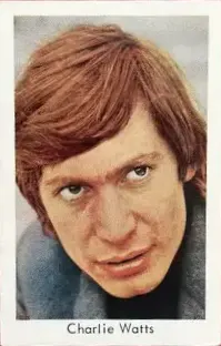 Charlie Watts — 1966-68 Popbilder Unnumbered Series
