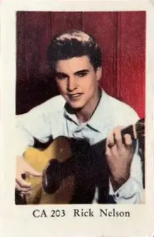 Ricky Nelson — 1962 CA Set #203