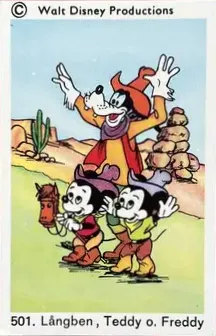 Morty Fieldmouse — 1973-76 Disney Set Numbered #501