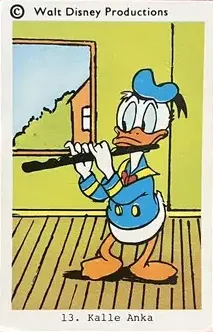 Donald Duck — 1973-76 Disney Set Numbered #13