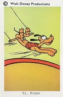 Pluto — 1973-76 Disney Set Numbered #51
