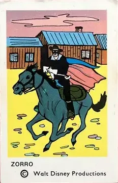 Zorro — 1963-73 Disney Set Unnumbered