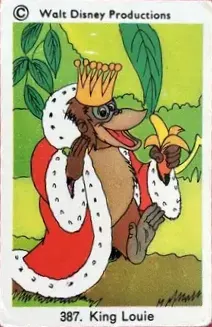 King Louie — 1973-76 Disney Set Numbered #387