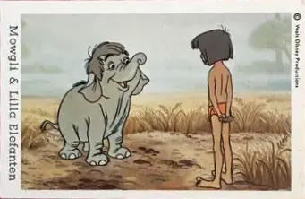 Mowgli-Baloo — 1963-73 Disney Set Unnumbered