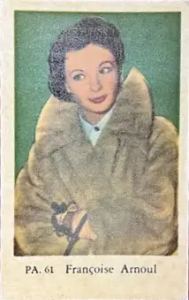 Françoise Arnoul — 1958 PA Set #61