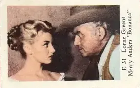 Lorne Greene — 1962 E Set (Straight Letters) #14