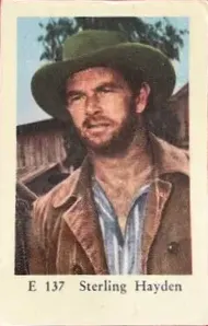 Sterling Hayden — 1962 E Set (Straight Letters) #137