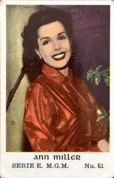 Ann Miller — 1954 Serie E #51