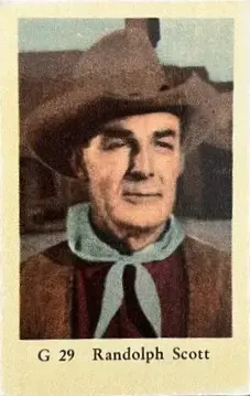 Randolph Scott — 1964 G Set #29