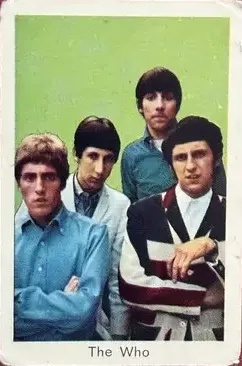 The Who — 1966-68 Popbilder Unnumbered Series