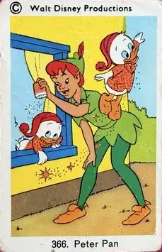 Peter Pan — 1973-76 Disney Set Numbered #366