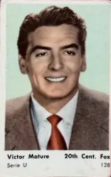 Victor Mature — 1958 Serie U #128