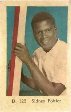 Sidney Poitier — 1961 D Plain Text Set #122