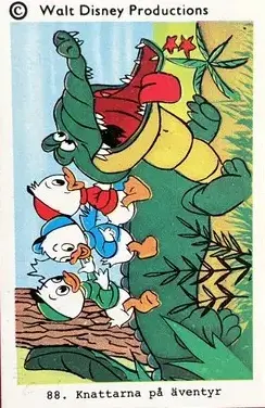 Huey Duck — 1973-76 Disney Set Numbered #88