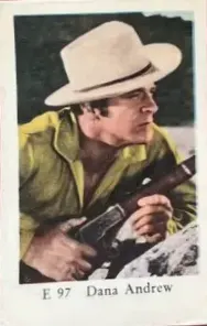 Dana Andrews — 1962 E Set (Straight Letters) #97