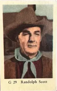 Randolph Scott — 1964 G Set #29