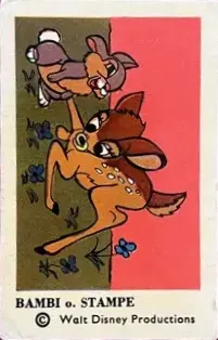 Bambi — 1973-76 Disney Set Numbered #12
