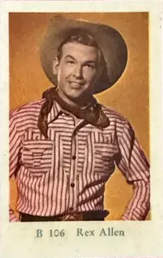 Rex Allen — 1960 B Set (Blue Text) #106