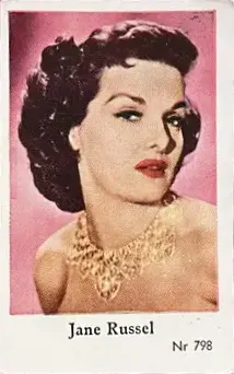 Jane Russell — 1955 Nr Set (601-998) #798