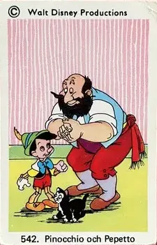 Pinocchio — 1973-76 Disney Set Numbered #542
