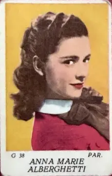 Anna Maria Alberghetti — 1956 G Set (with Studio) #38
