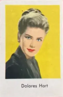 Dolores Hart — 1963 Unnumbered Set 2 (Sans Serif)